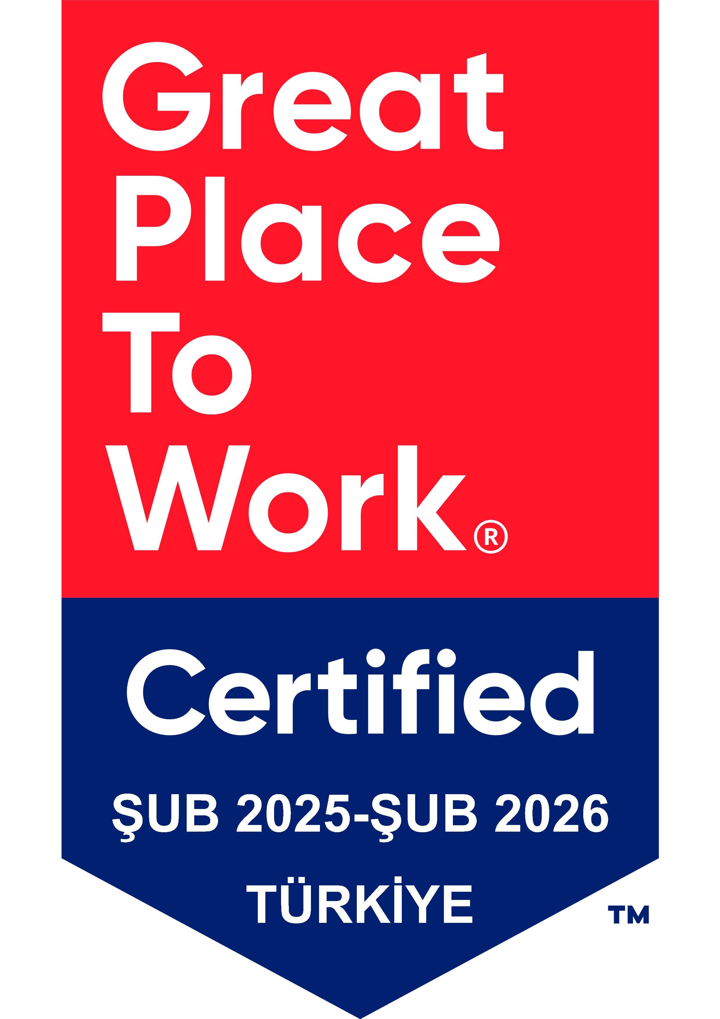 Great Place To Work-Certified™ Şubat 2025
